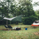 Ein Tarp und Zelt
